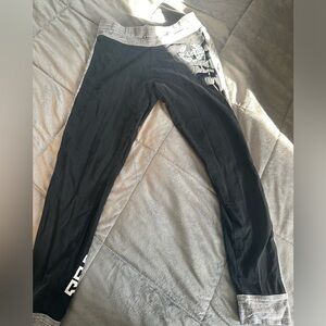 Victoria's Secret PINK black and grey Yoga Pants